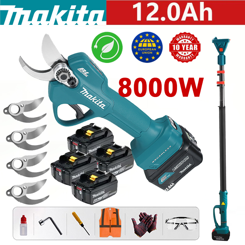 【Teleskopická tyč: 3M】8000W bezkartáčový motor (životnost baterie 24 hodin) + baterie 96V 12,0Ah * 4 + nabíječka + čepel ze slitiny * 4